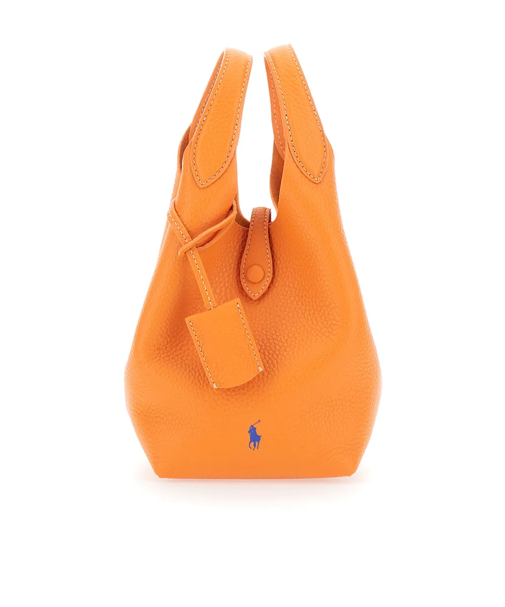 Polo Ralph Lauren Logo Detailed Small Tote Bag