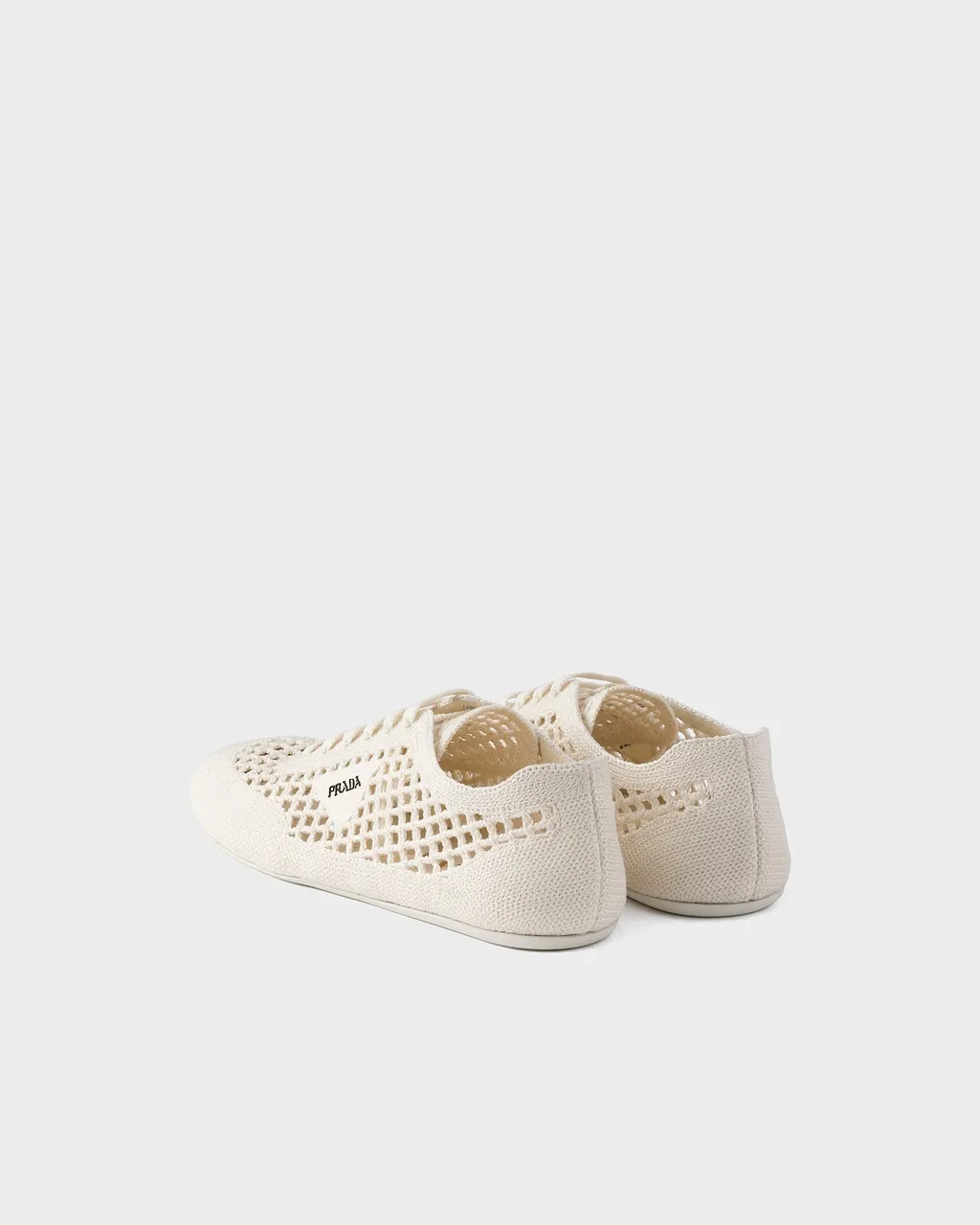 Prada Crochet Low-Top Sneakers