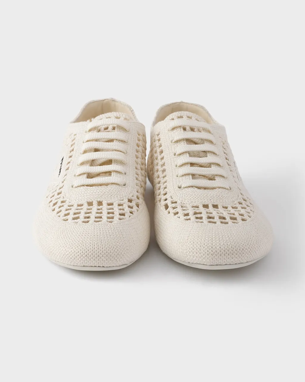 Prada Crochet Low-Top Sneakers