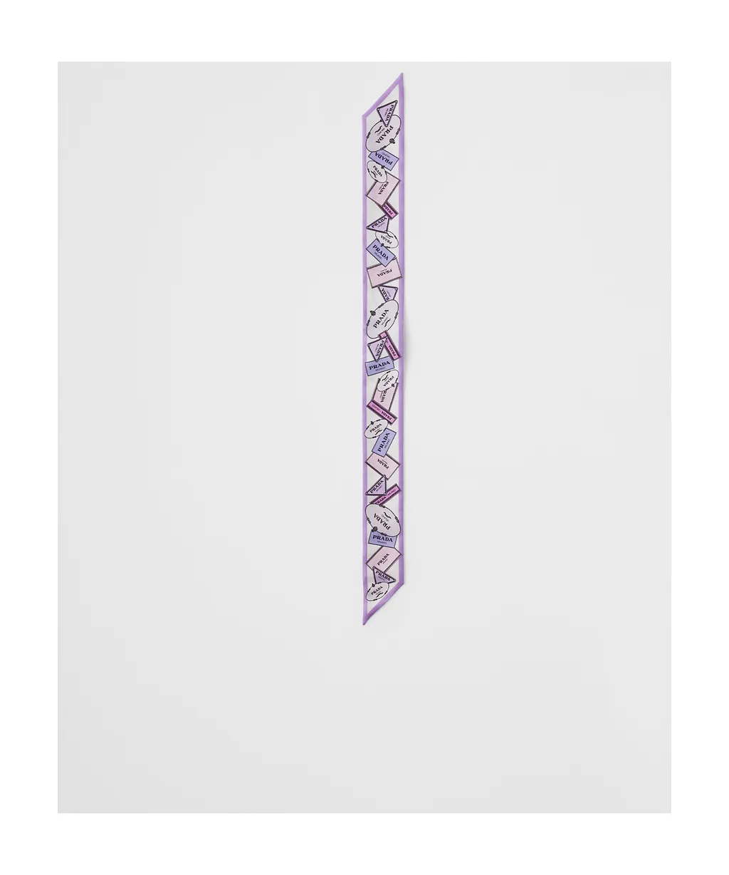 Prada Pattern-Printed Scarf