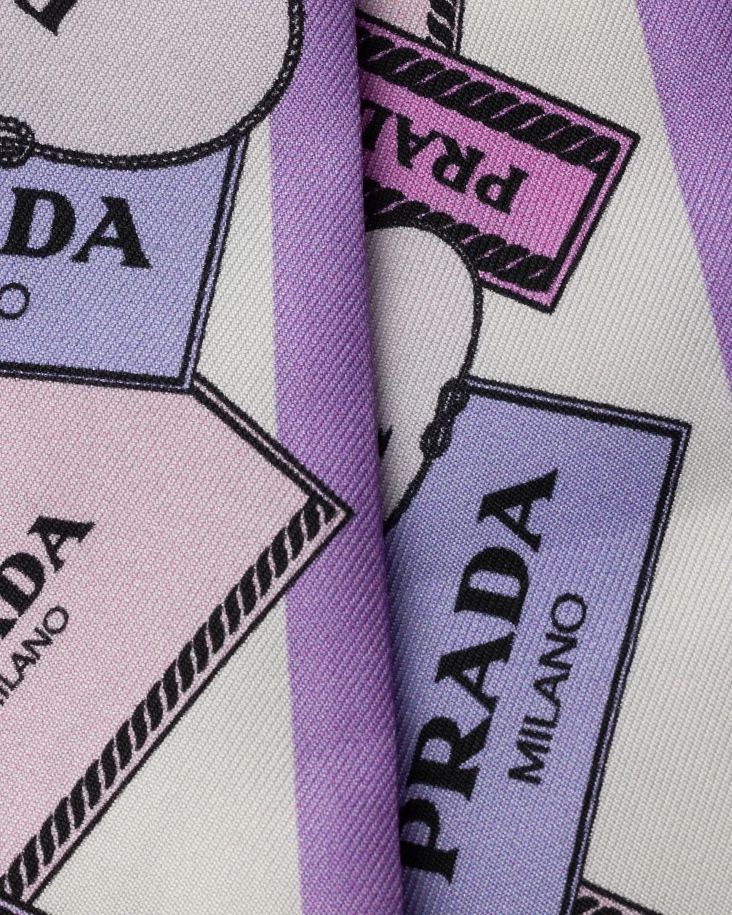 Prada Pattern-Printed Scarf
