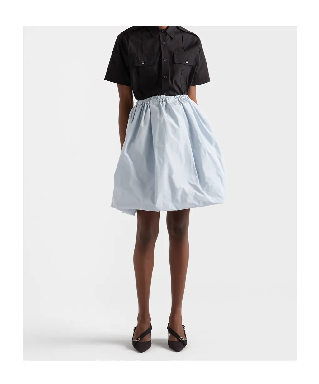 Prada Technical Taffeta Skirt