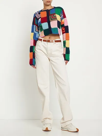 Cotton Straight Jeans
