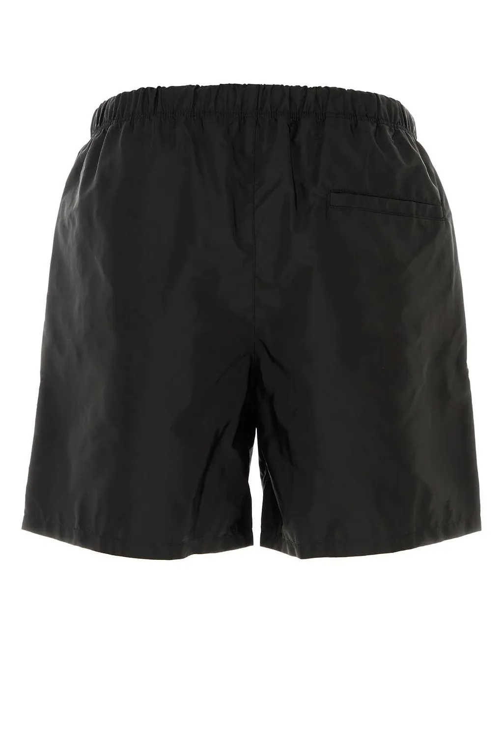 Prada Triangle-Logo Mid-Rise Swim Shorts