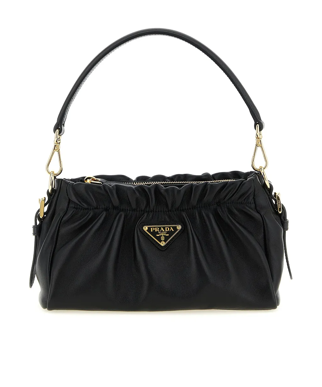 Prada Triangle-Logo Shoulder Bag
