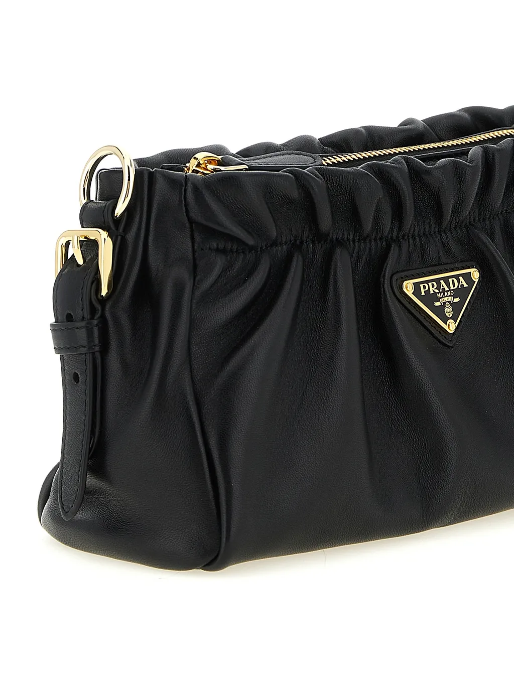 Prada Triangle-Logo Shoulder Bag