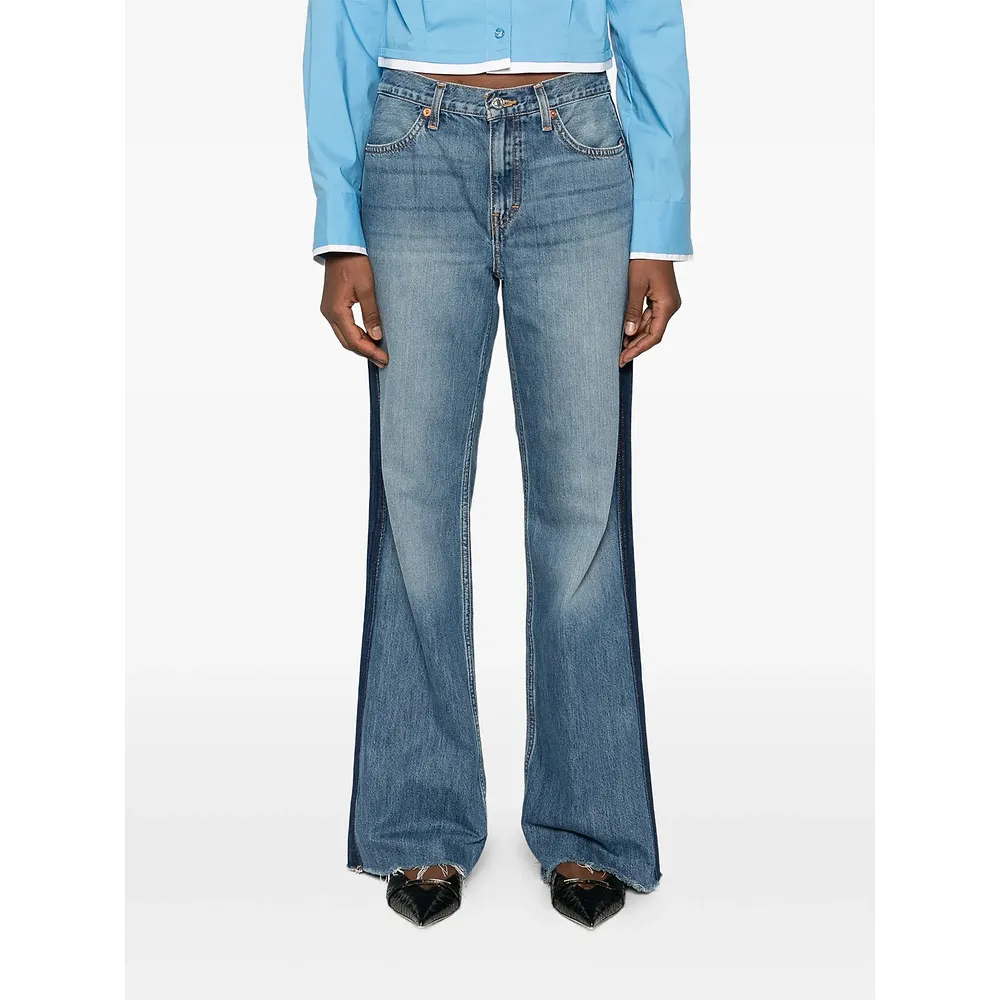 Frayed-Hem Jeans