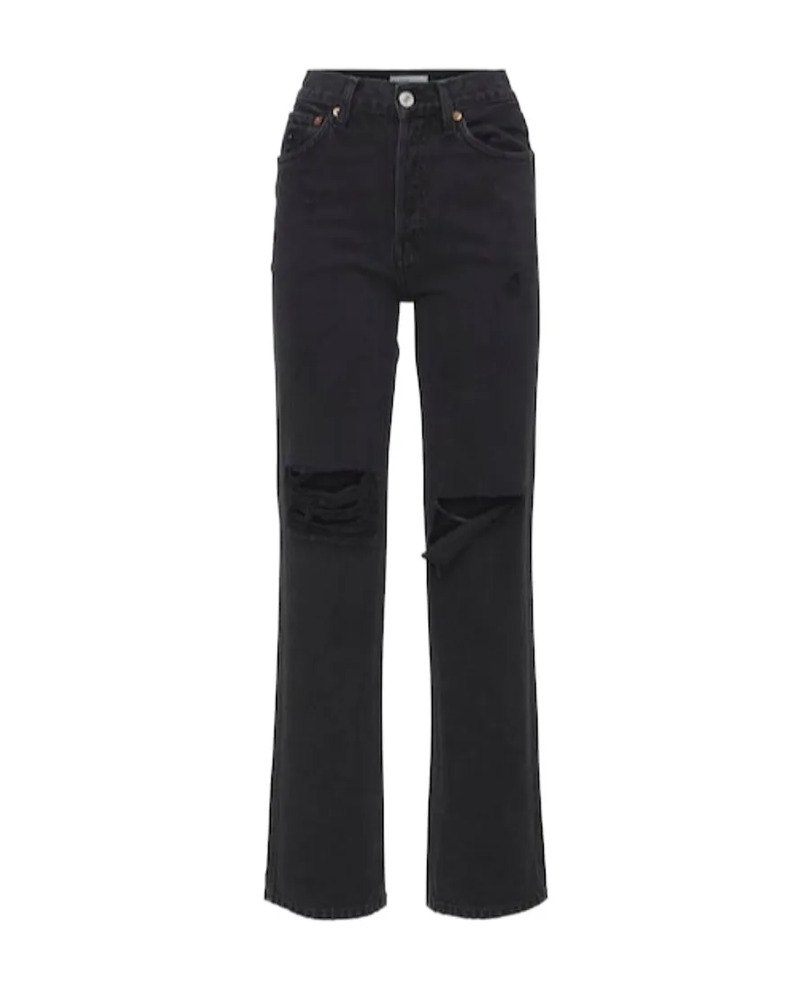 High-Waisted Baggy Jeans