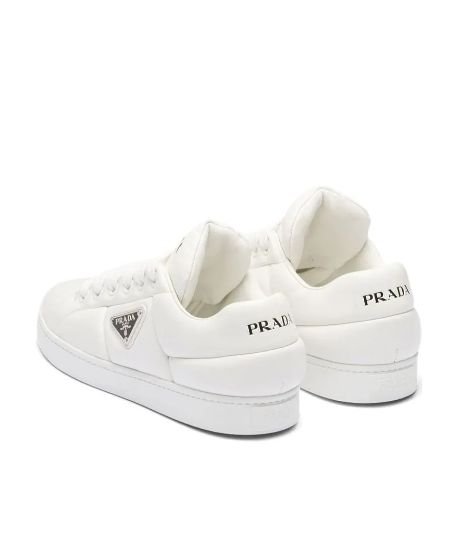 Prada Triangle-Logo Padded Lace-Up Sneakers