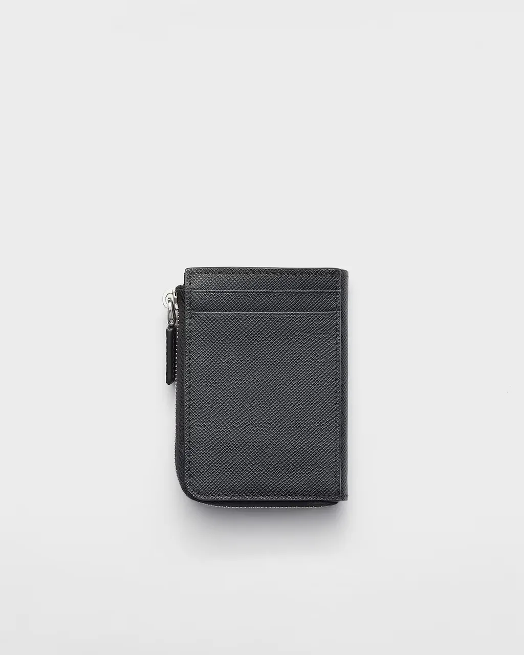 Prada Triangle-Logo Zipped Wallet