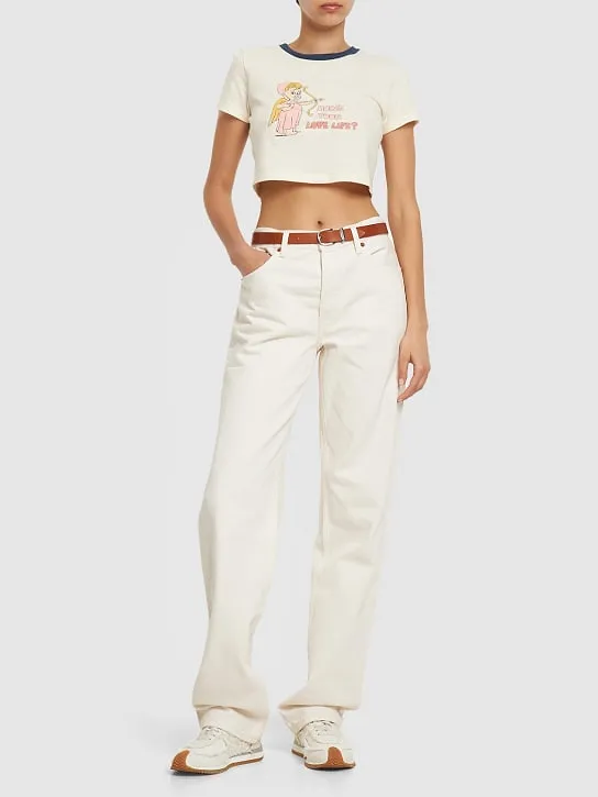 Round-Neck Printed T-Shirt