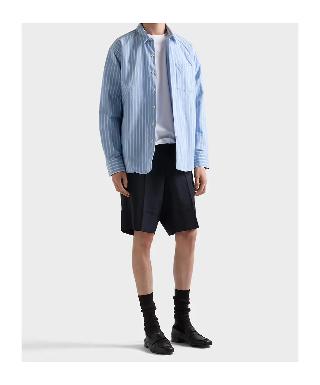 Prada Striped Button-Up Shirt