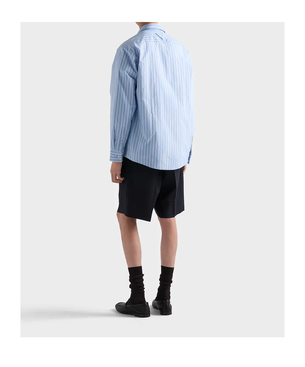 Prada Striped Button-Up Shirt