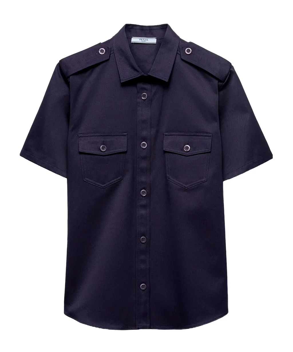Prada Short-Sleeved Buttoned Shirt