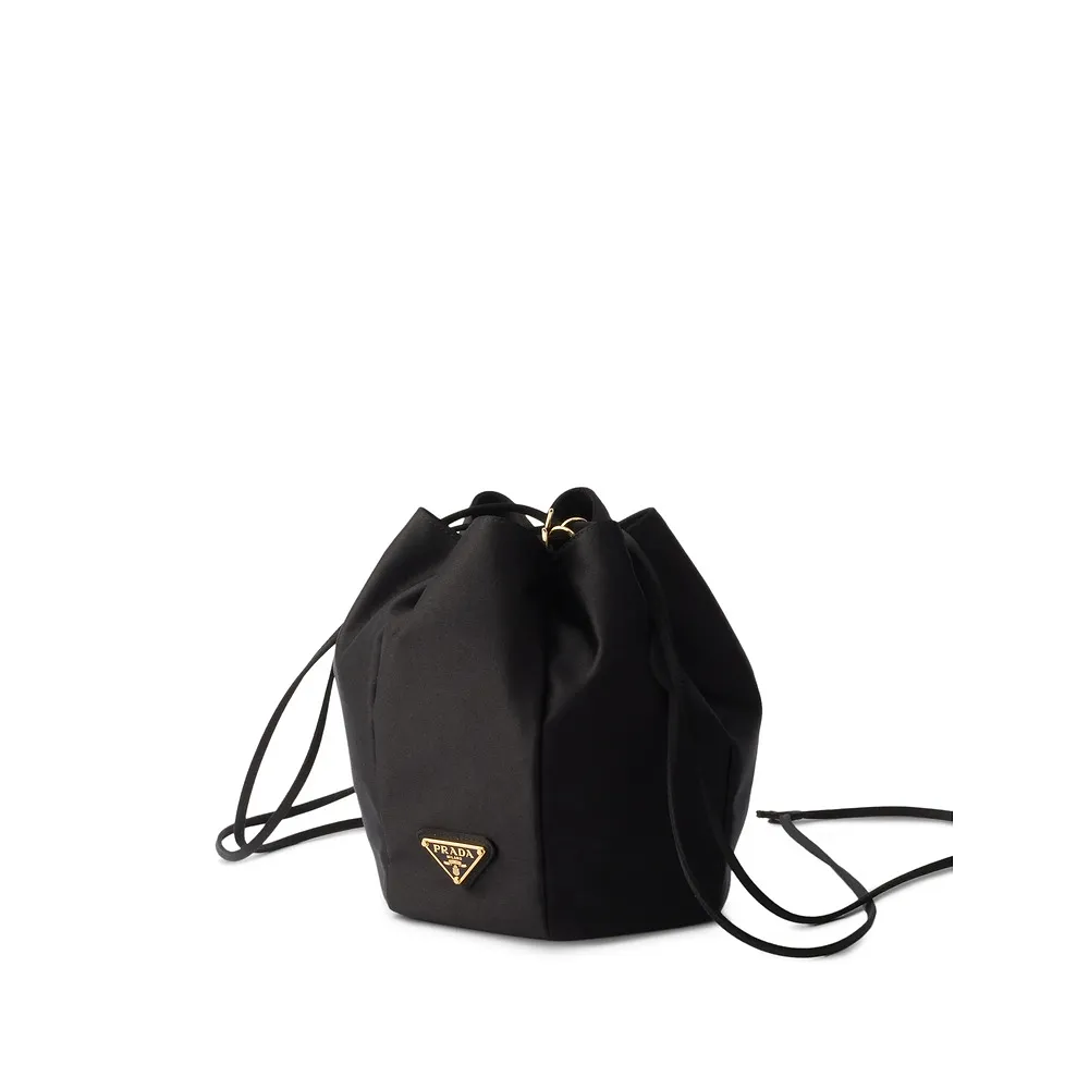Satin Mini Bucket Bag