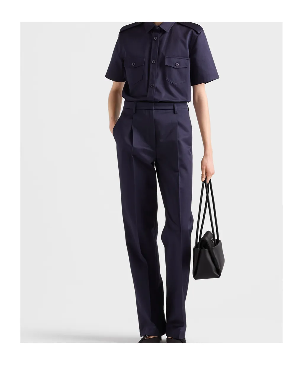 Prada Short-Sleeved Buttoned Shirt