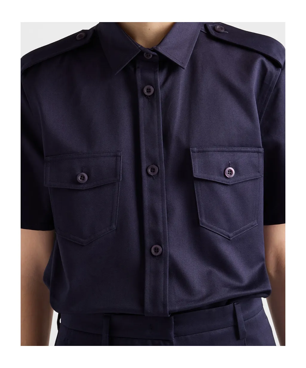 Prada Short-Sleeved Buttoned Shirt
