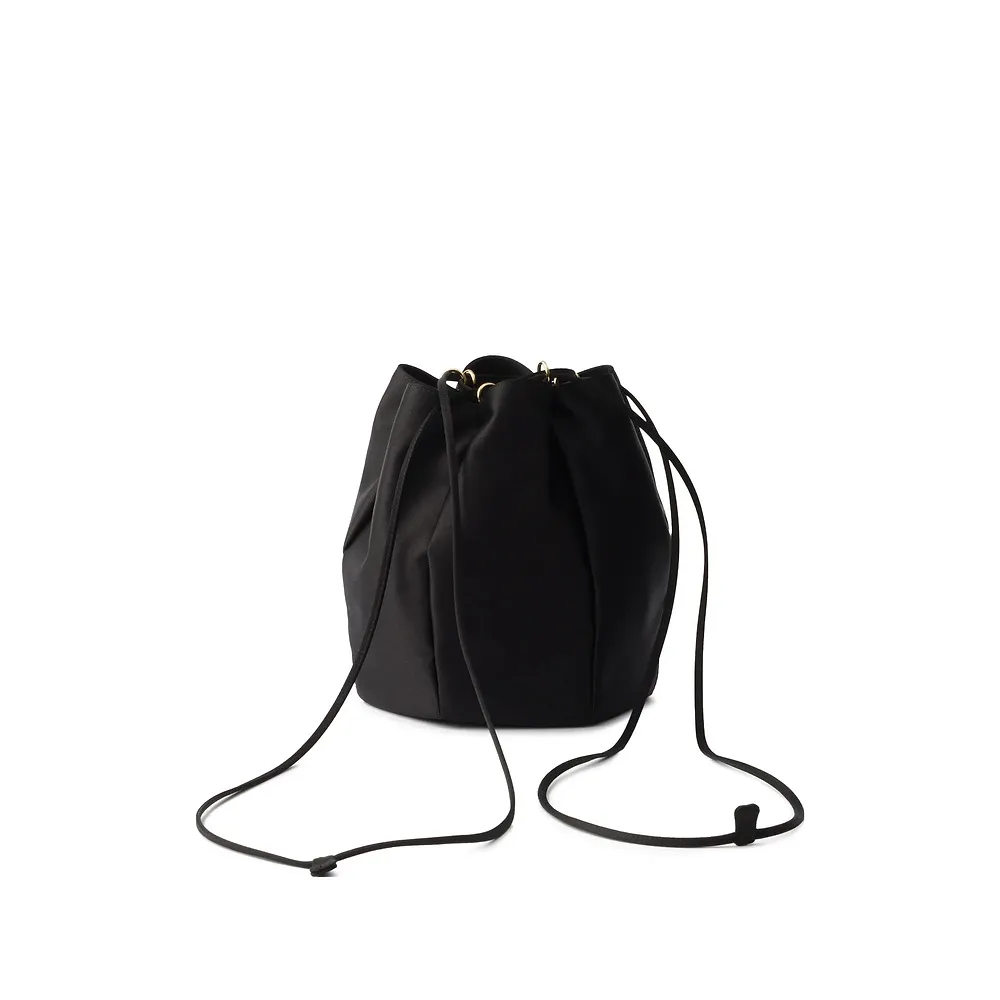 Satin Mini Bucket Bag