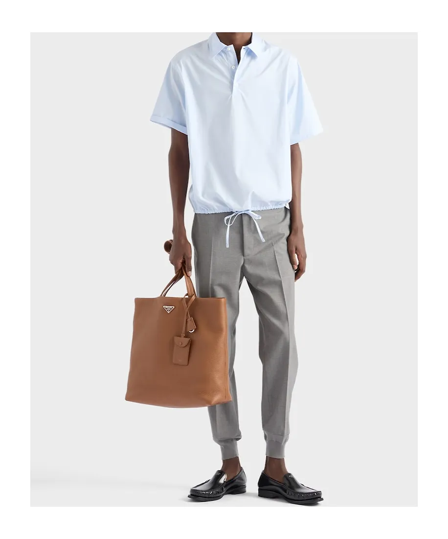 Short-Sleeved Cotton Shirt