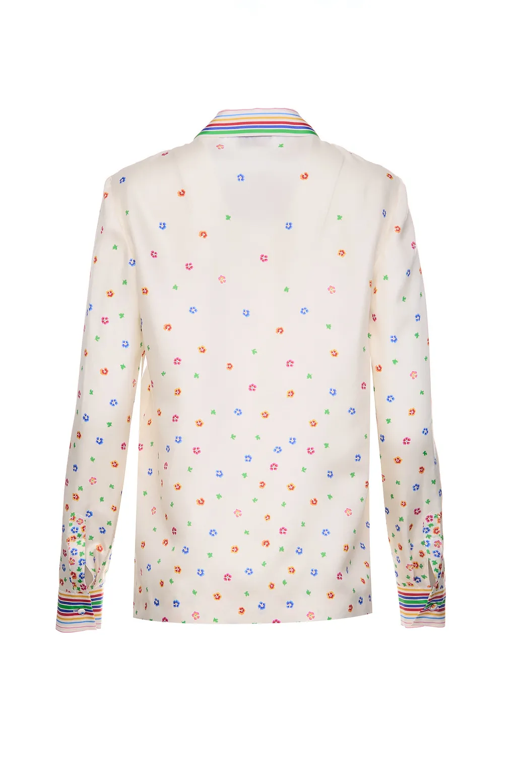 Redvalentino Flowers Printed Satin Top