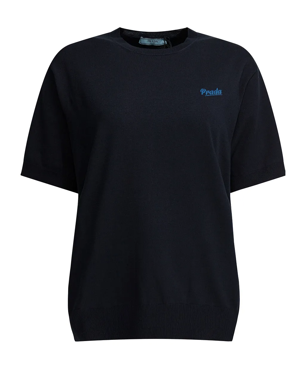 Silk Crew-Neck Sweater