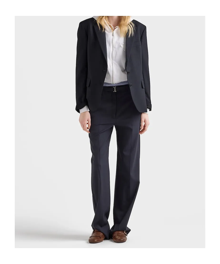 Prada Single-Breasted Tailored Blazer