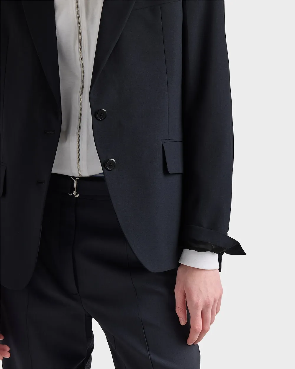 Prada Single-Breasted Tailored Blazer