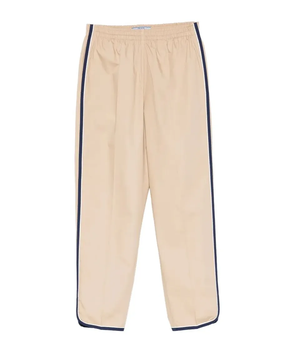 Side-Stripes Straight Trousers