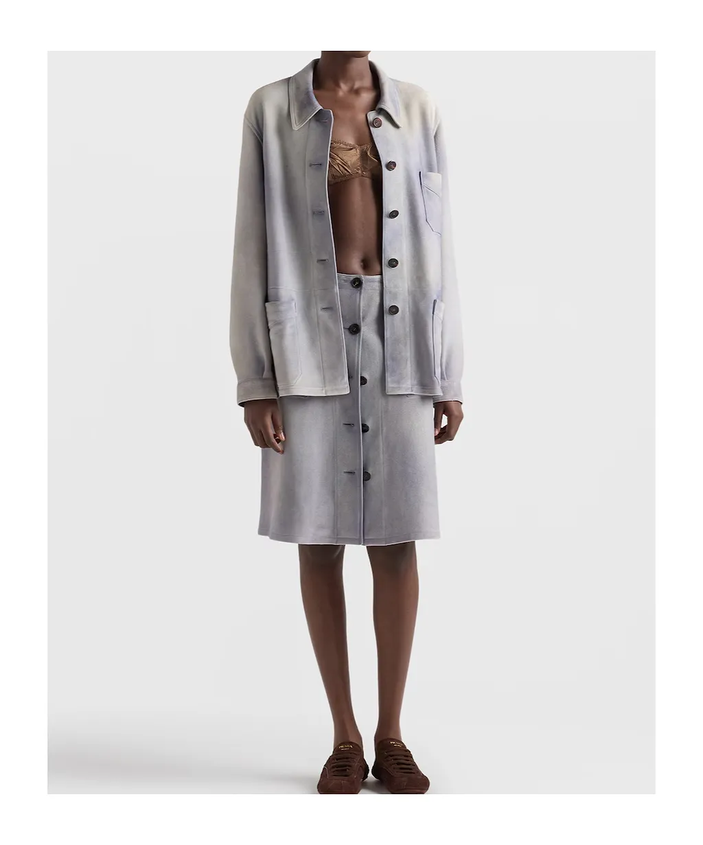 Prada Button-Up Caban Jacket
