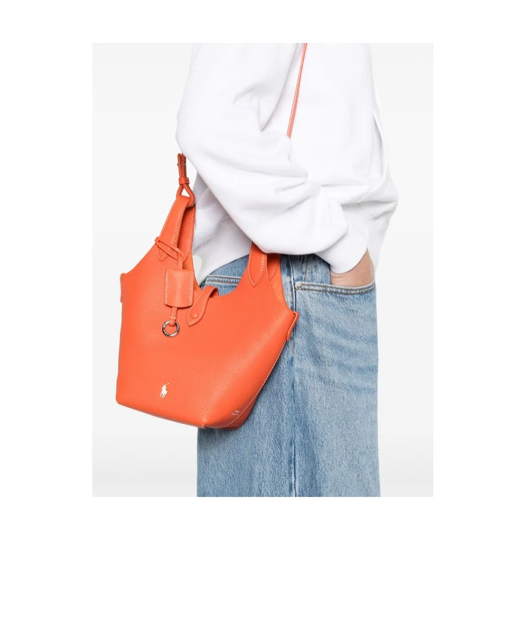 Polo Ralph Lauren Logo Detailed Small Tote Bag