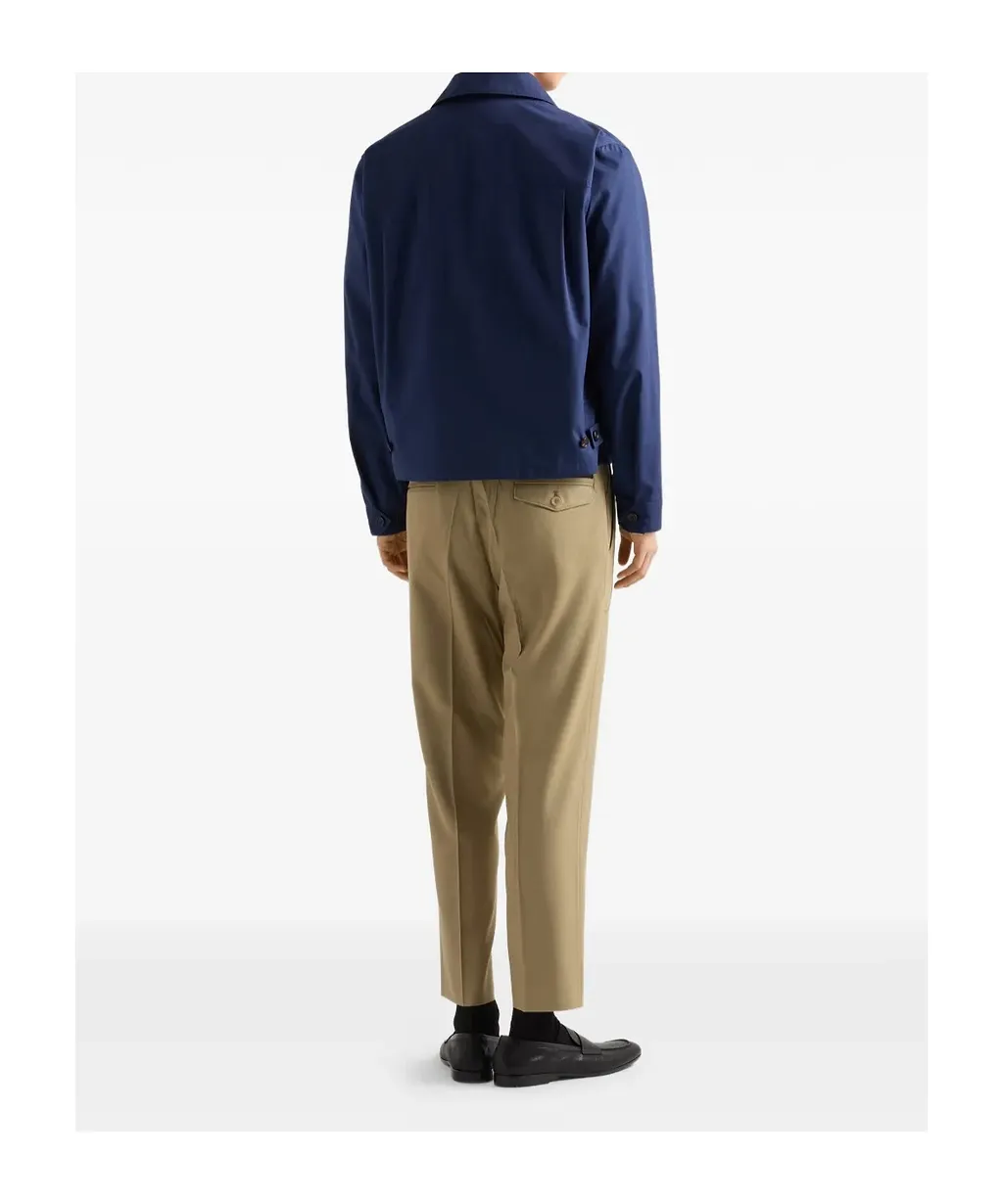 Prada Zip-Front Pocket Jacket