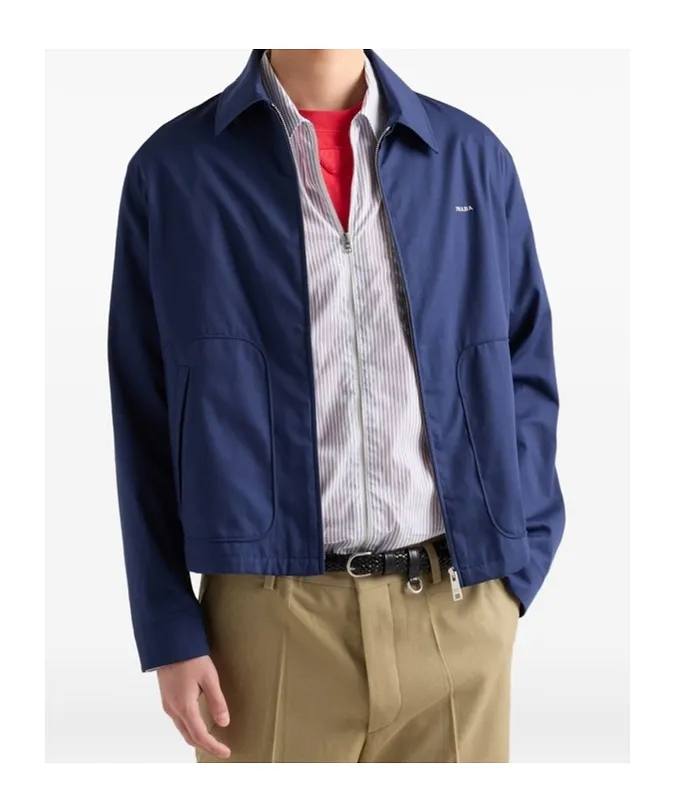 Prada Zip-Front Pocket Jacket