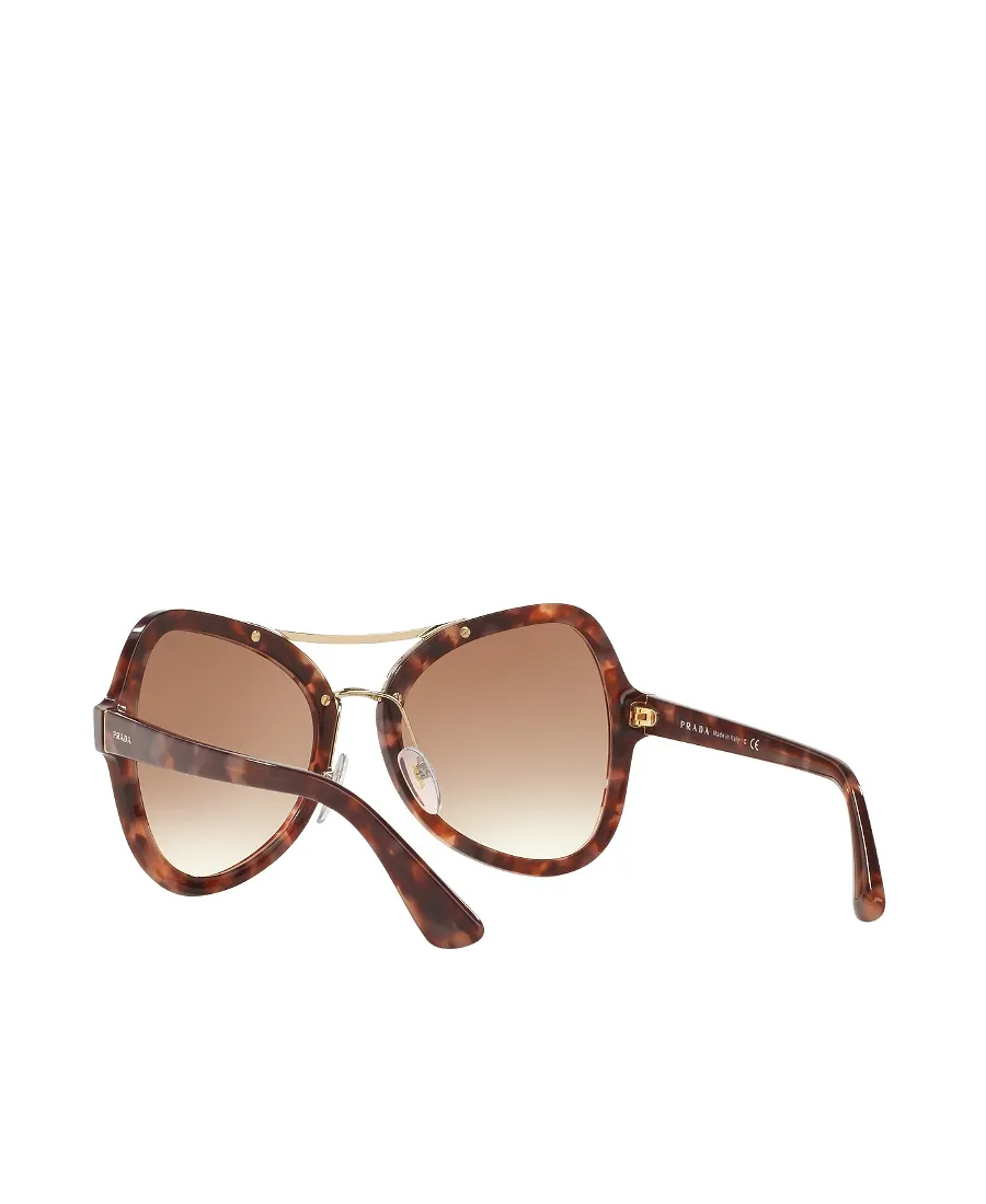 Tortoiseshell Pattern Frame Sunglasses