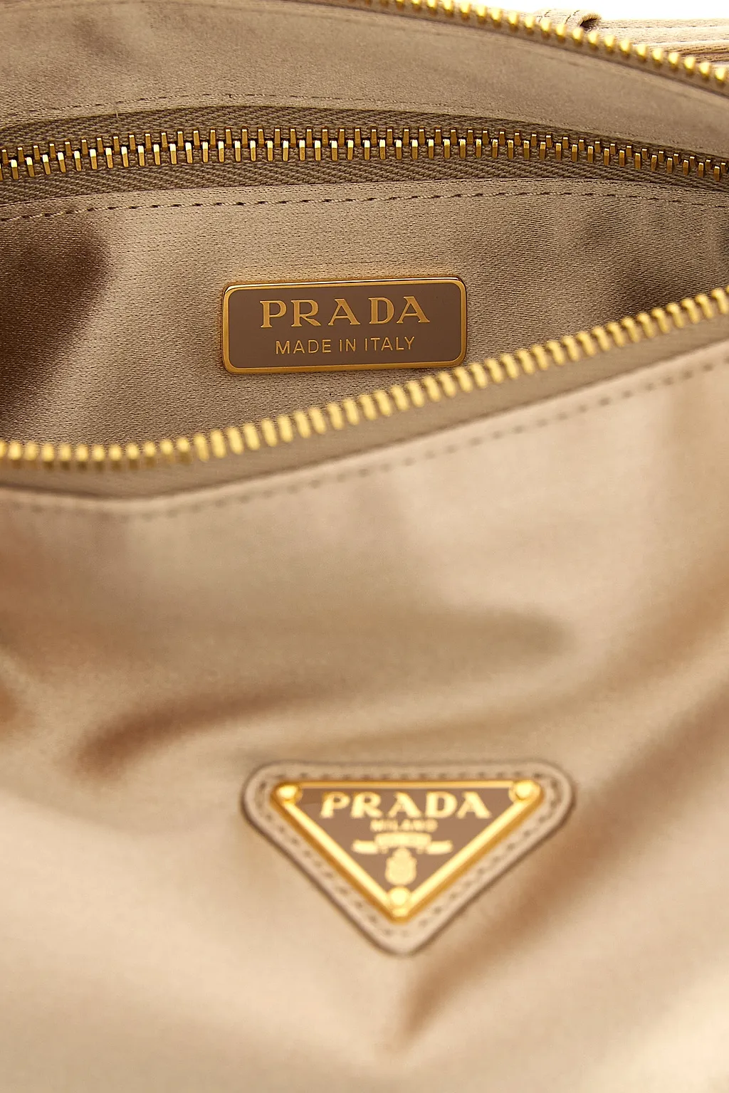 Triangle Logo Shoulder Bag