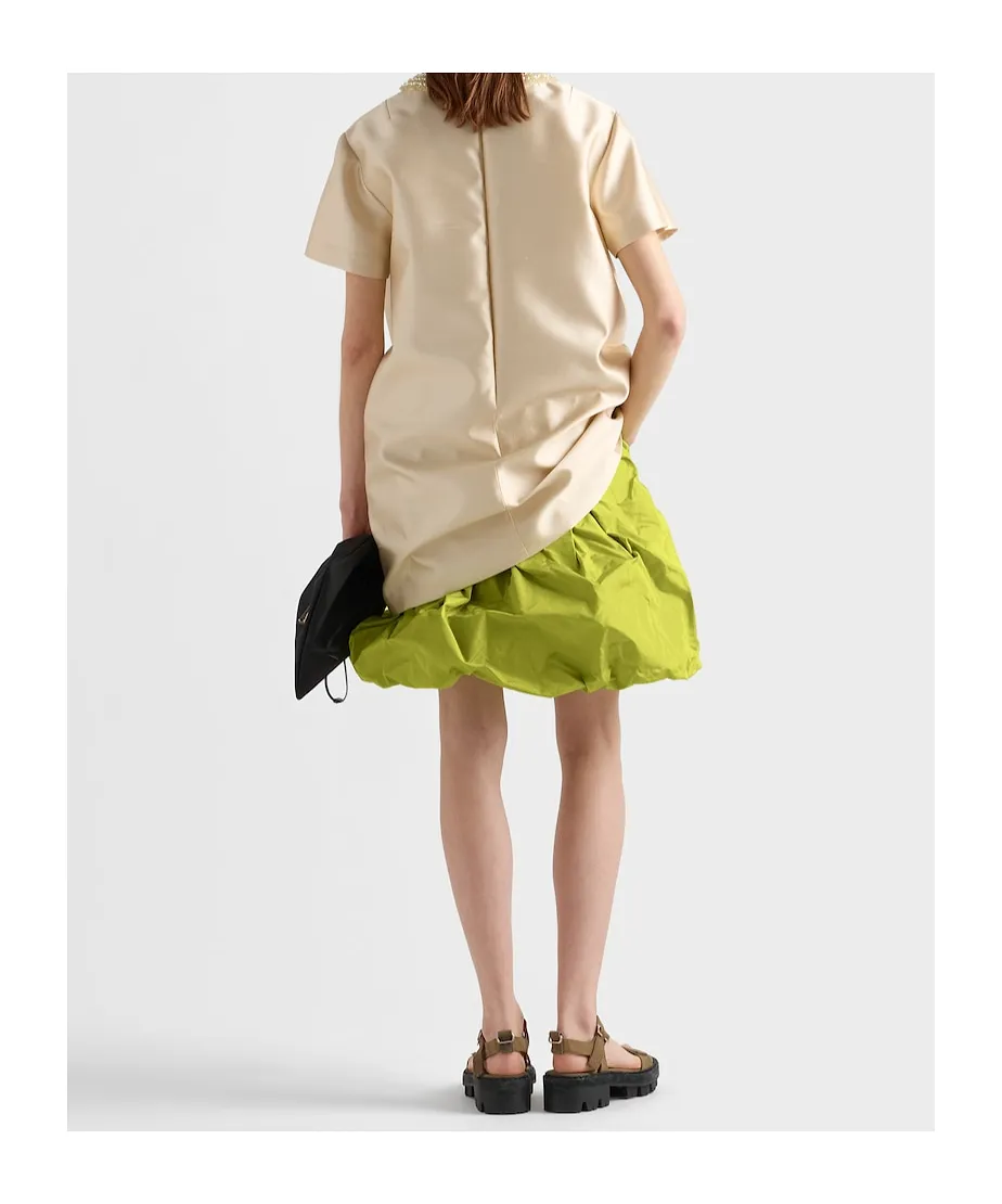 Technical Taffeta Skirt