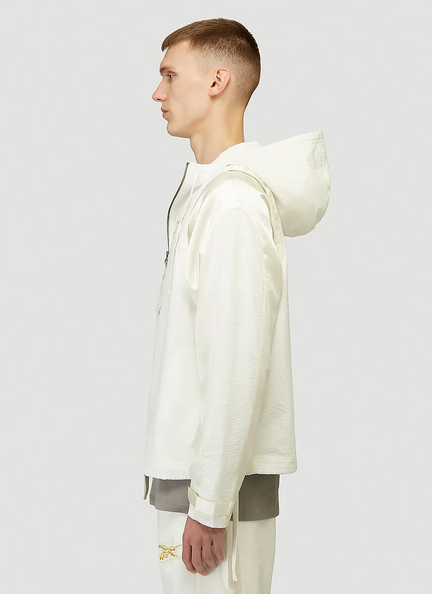 X Cottweiler Convertible Seersucker-Weave Jacket
