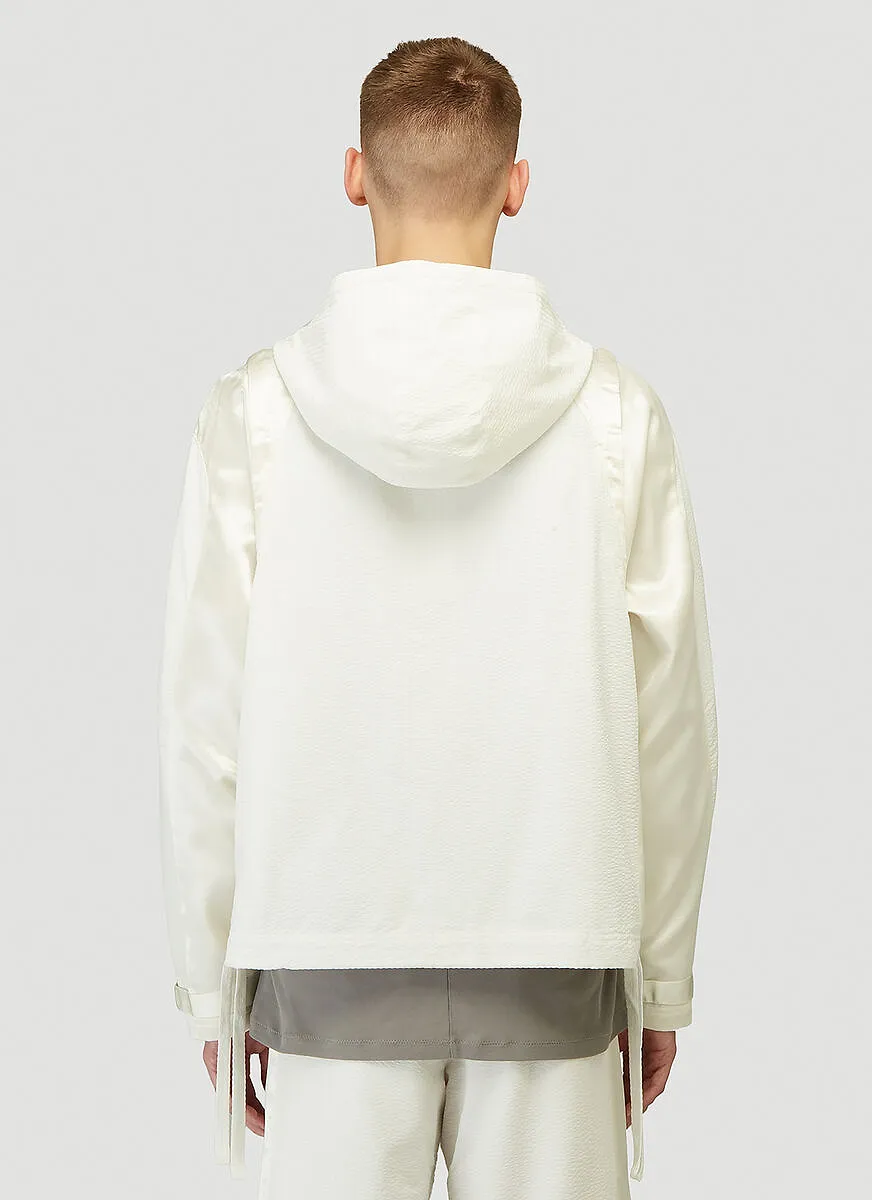 X Cottweiler Convertible Seersucker-Weave Jacket