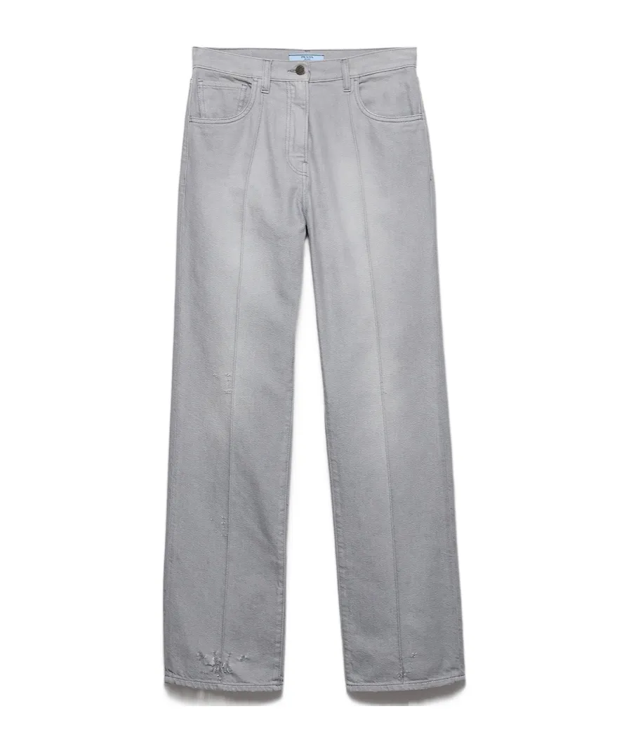 Washed Denim Jeans