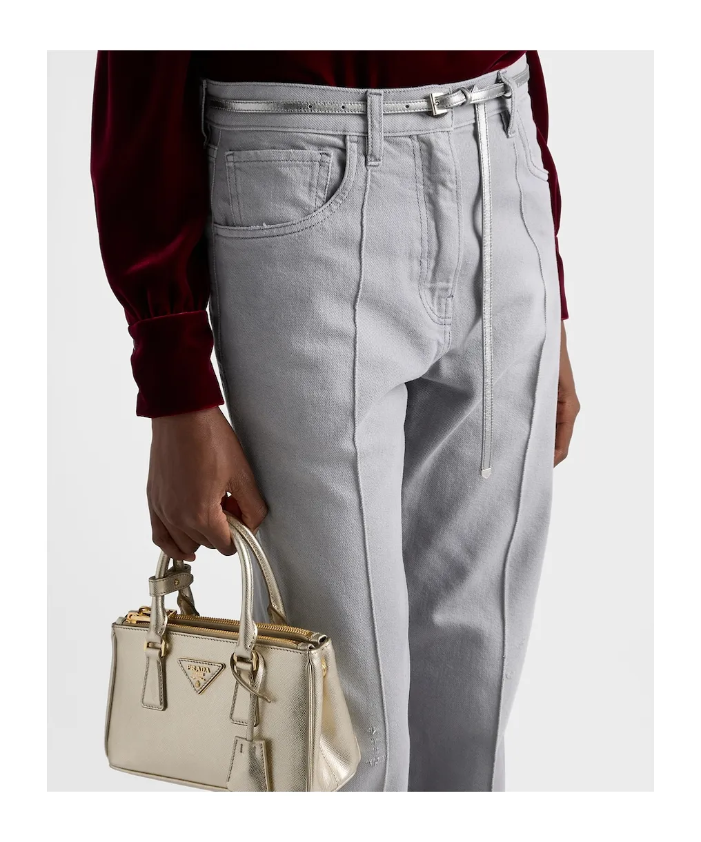Washed Denim Jeans