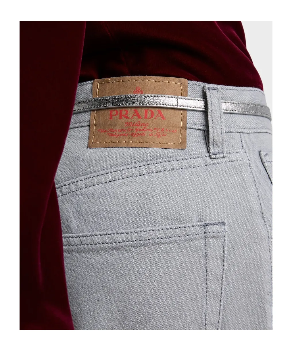 Washed Denim Jeans