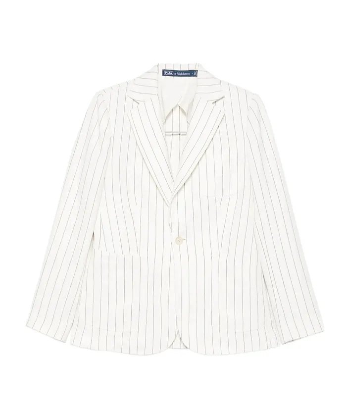 Polo Ralph Lauren Pinstriped Single Breasted Jacket