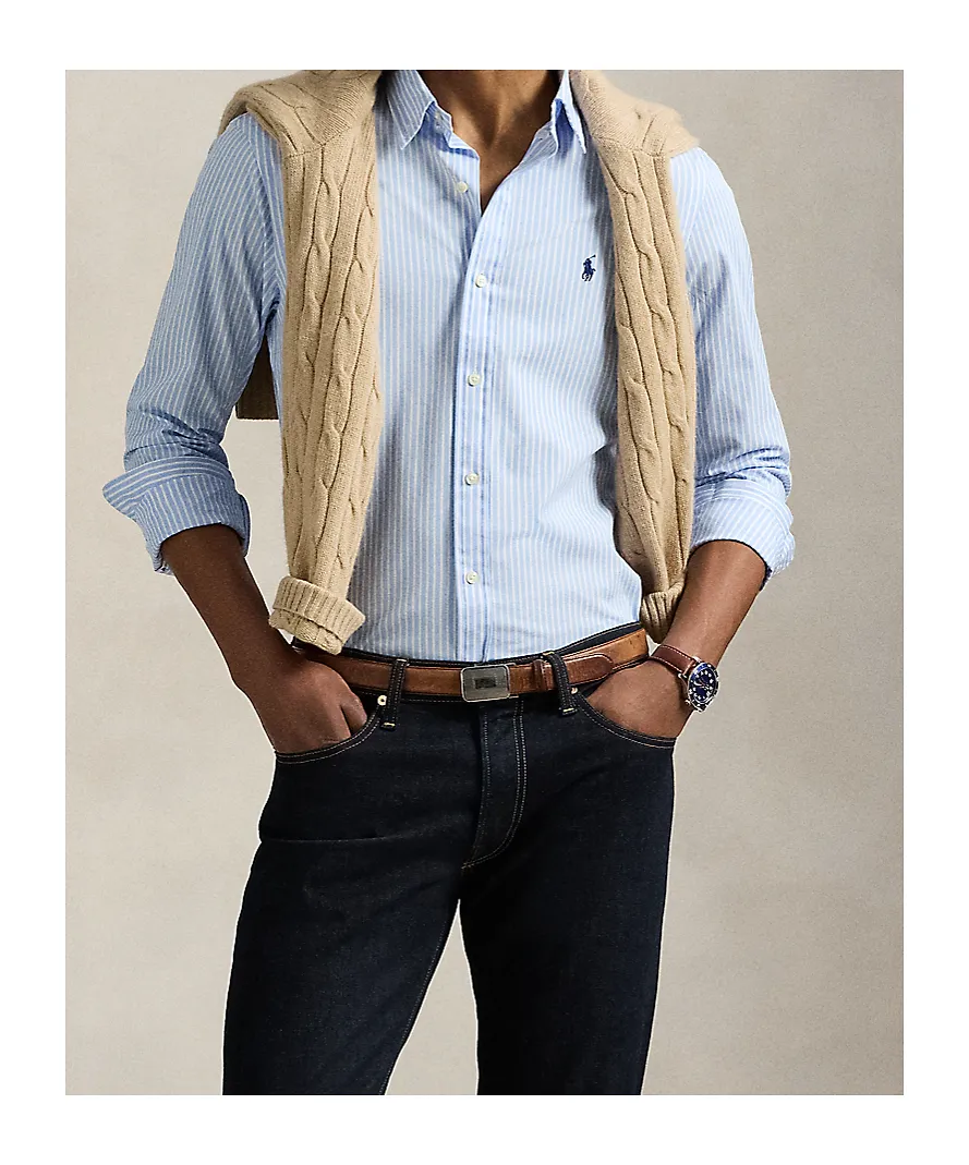 Polo Ralph Lauren All Fit Striped Stretch Poplin Shirt