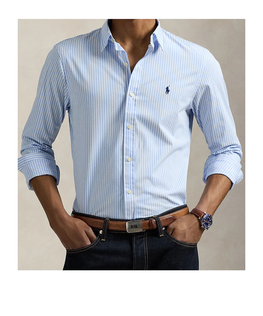 Polo Ralph Lauren All Fit Striped Stretch Poplin Shirt