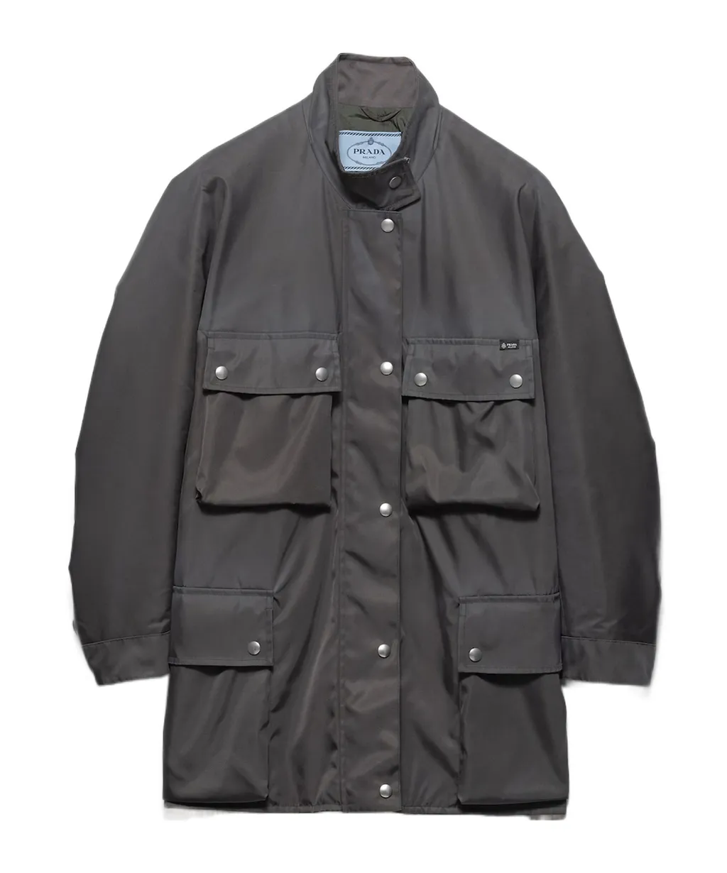 Washed Re-Nylon Rain Jacket