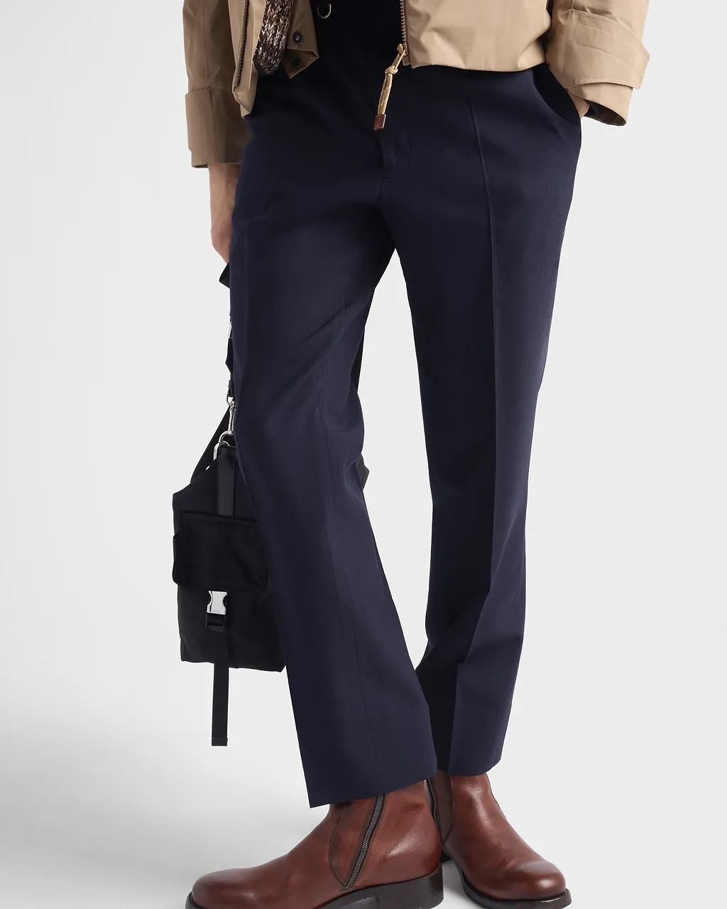 Prada Pleated Tailored Trousers