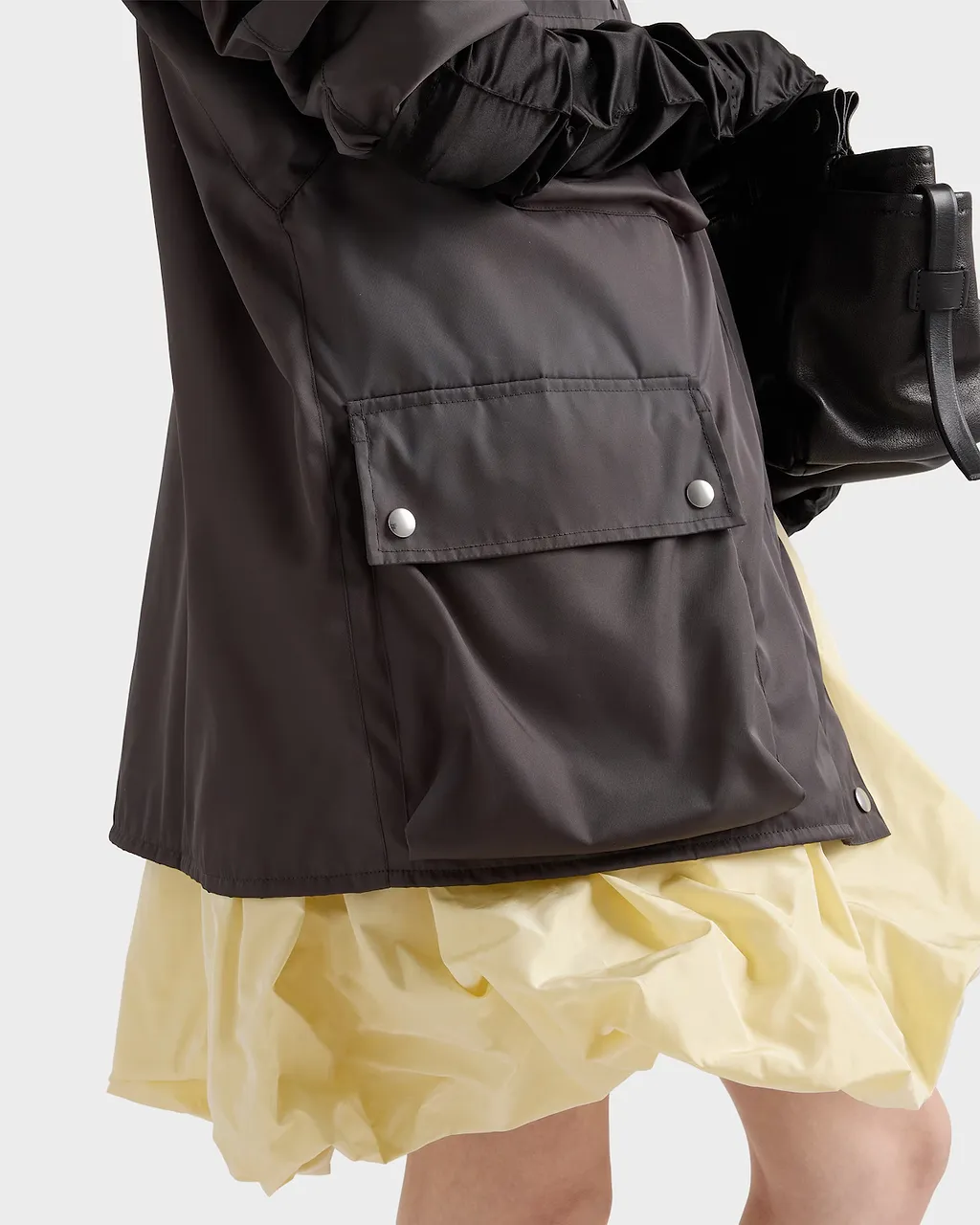 Washed Re-Nylon Rain Jacket