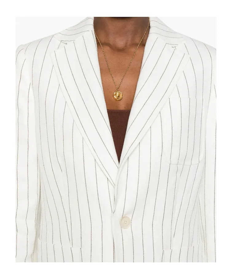Polo Ralph Lauren Pinstriped Single Breasted Jacket