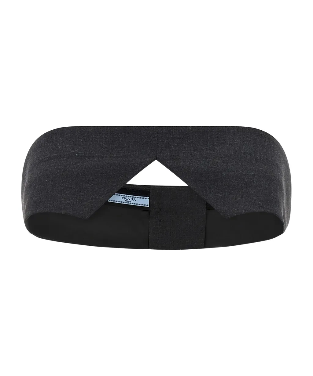 Prada Buttoned Wide Belt