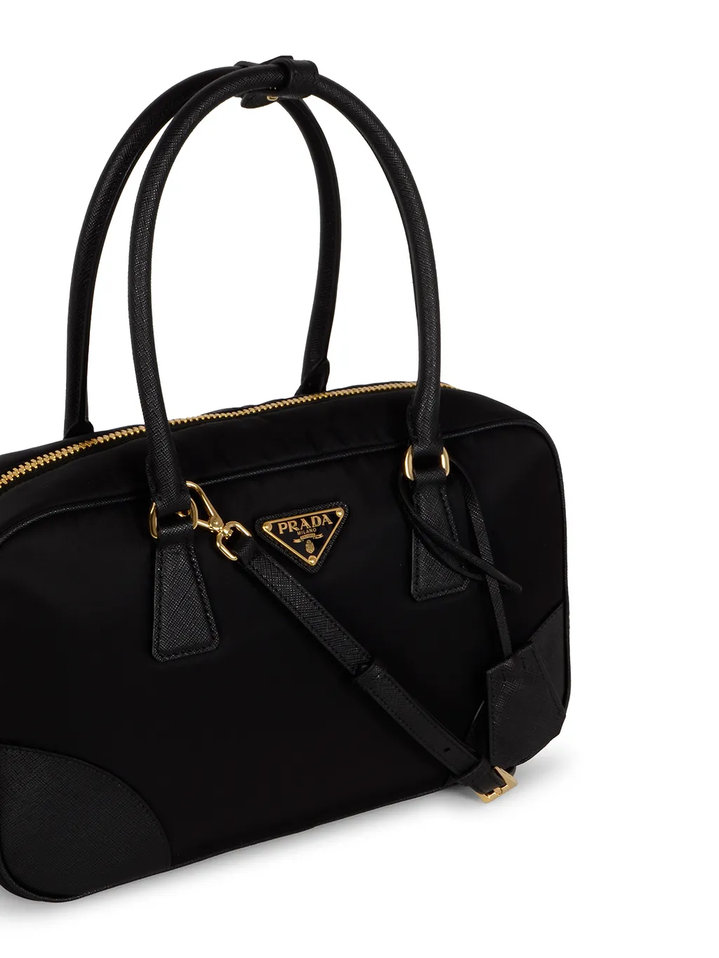 Zippered Shoulder Bag