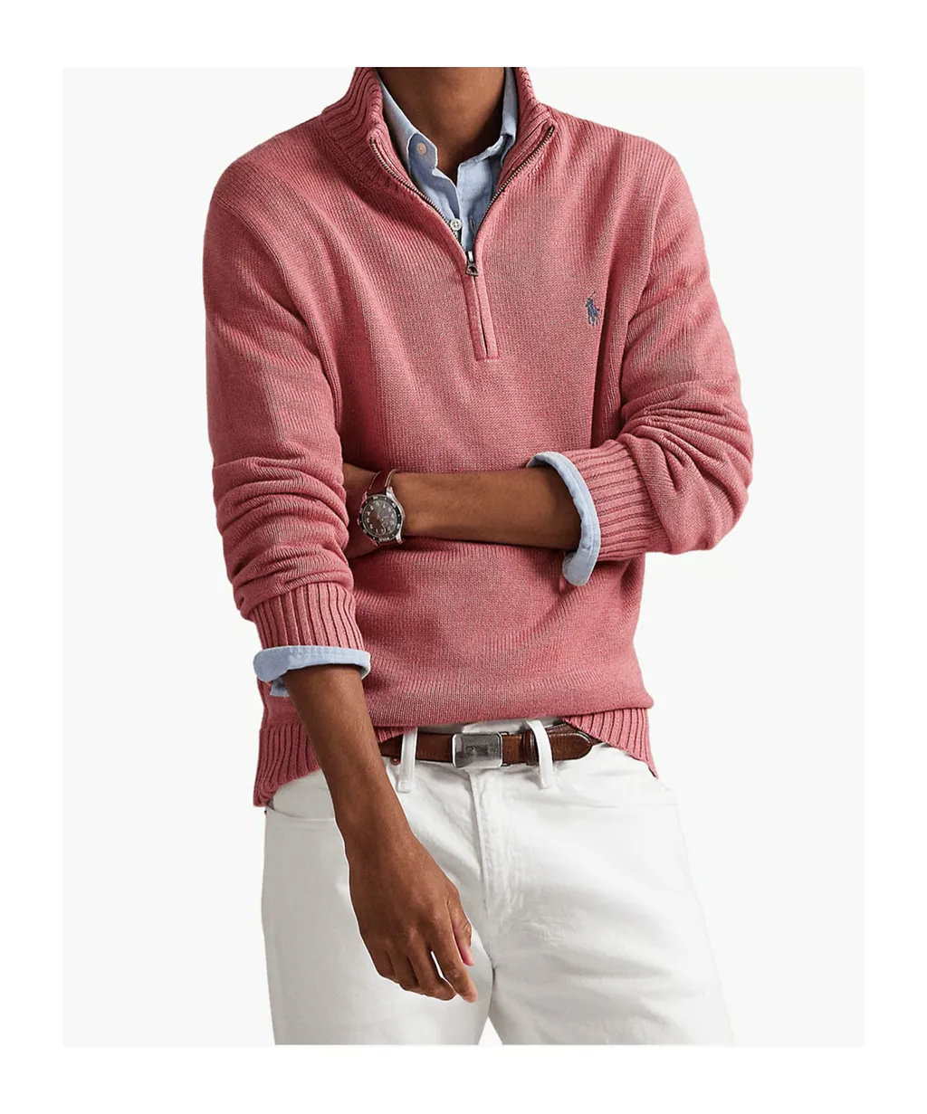 Zip Long-Sleeve Sweater